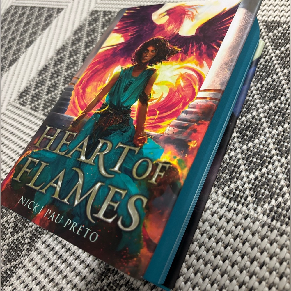 Owlcrate Heart of Flames Book by Nicki Pau Preto
